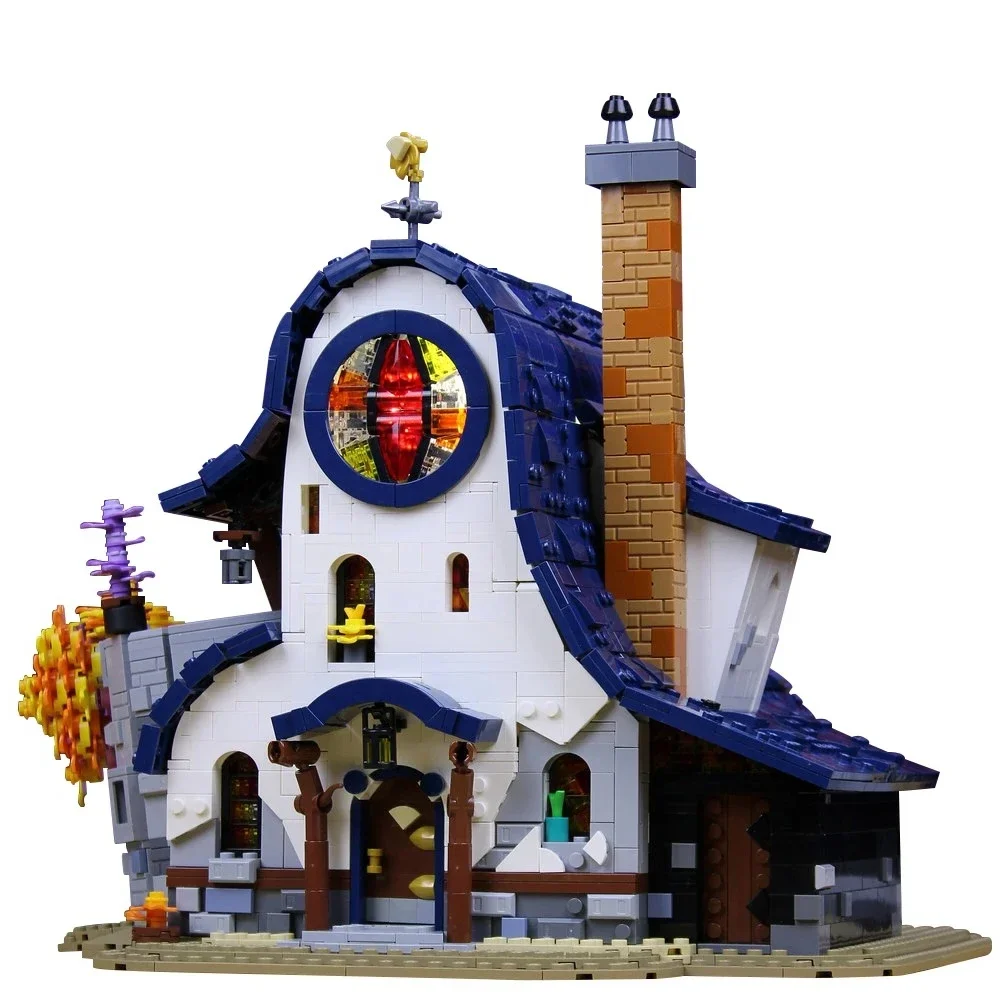 MOC Owl Magic House Building Blocks - DIY Eda Owl Shack Architecture Cartoon Model Kit Witchcraft Themed Bricks Toys Gift