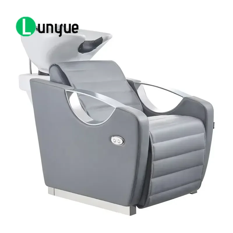 Luxury Shampoo Chair Barber Shop Equipment Hair Washing Sink Furniture for Beauty Spa Center Comfortable Durable Design