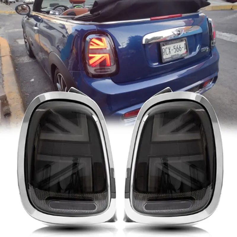 2PCS Car Tail Light For Mini Cooper F55 F56 F57 2014 2015 2016 2017 2018 2019 2020 Rear Reverse Brake Lamp Tailight