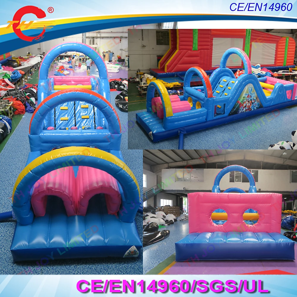 

free sea shipping,12x3x5mH commercial Inflatable slide sliding sport games,Inflatable Obstacle Course Bouncy Castle Combo Slide