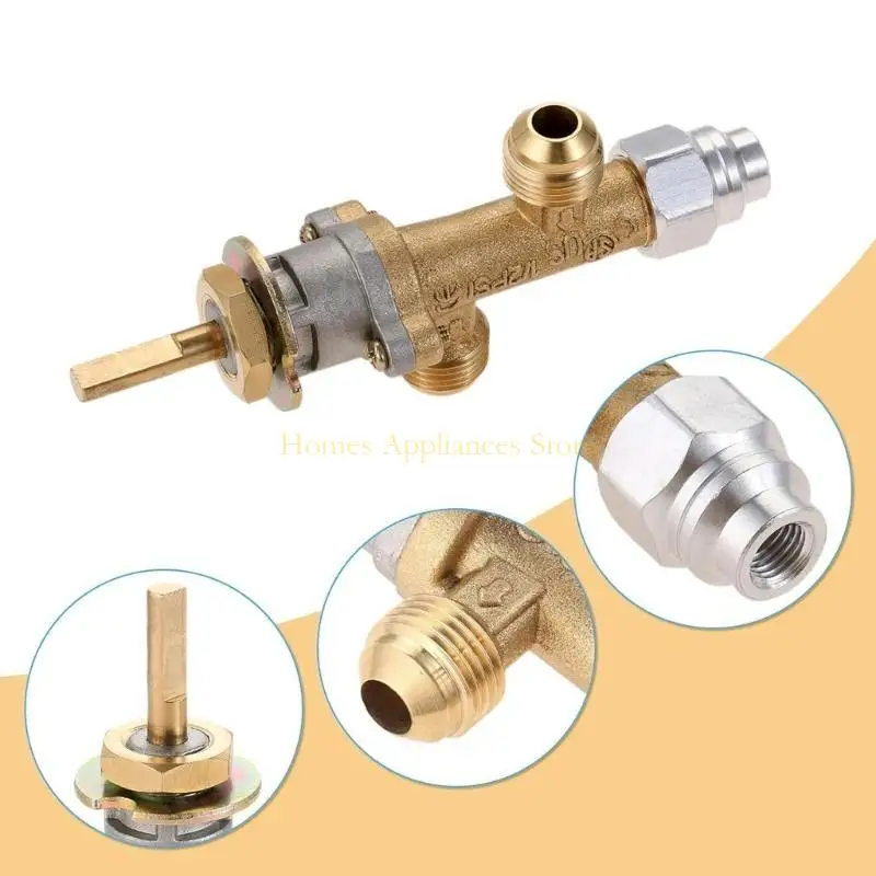 D0AB Fireplaces Flame Failure Valves مع مجموعة إشعال زر الضغط لشواء الغاز