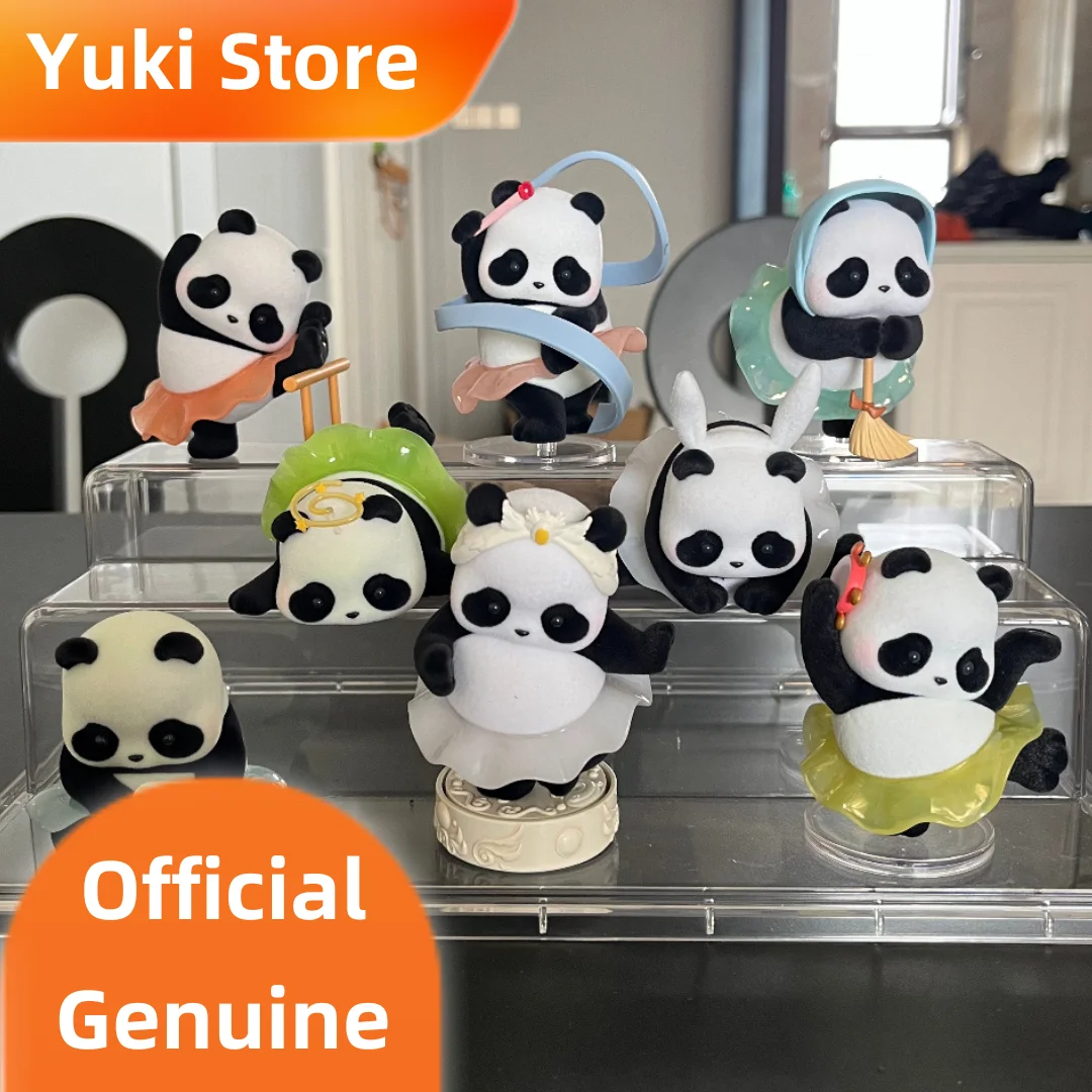 Panda Roll Ballet Stage Series Anime Figurka Blind Box Zabawka Ozdoby Model Lalki Figurki Kolekcjonerskie Tajemnicze Pudełko Prezent Urodzinowy