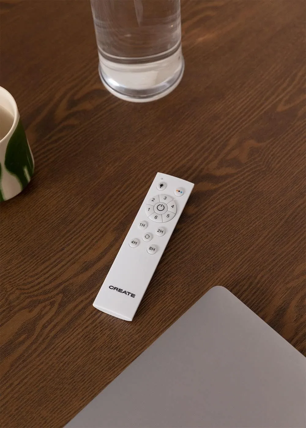 CREATE / WIND CLEAR M/Ventilador de techo con luz blanco con mando / 40W، Ø108 cm، temporizador، 6 velocidades، aspas retráctile