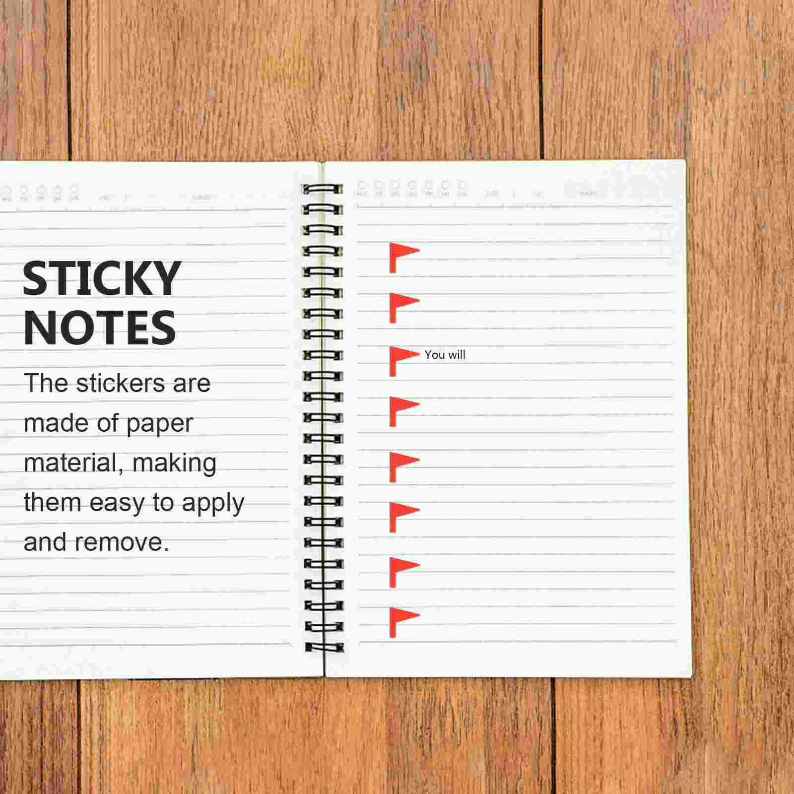 288 Pcs Map Marker Stickers Label Marking Flag Self-adhesive Tabs Classification Paper Note Work