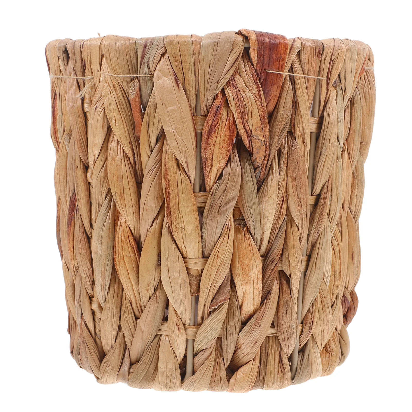 

15X15Cm Grass Woven Storage Basket Handmade Natural Seagrass Plant Holder For Indoor Plants Decorative Pot Cover Lightweight