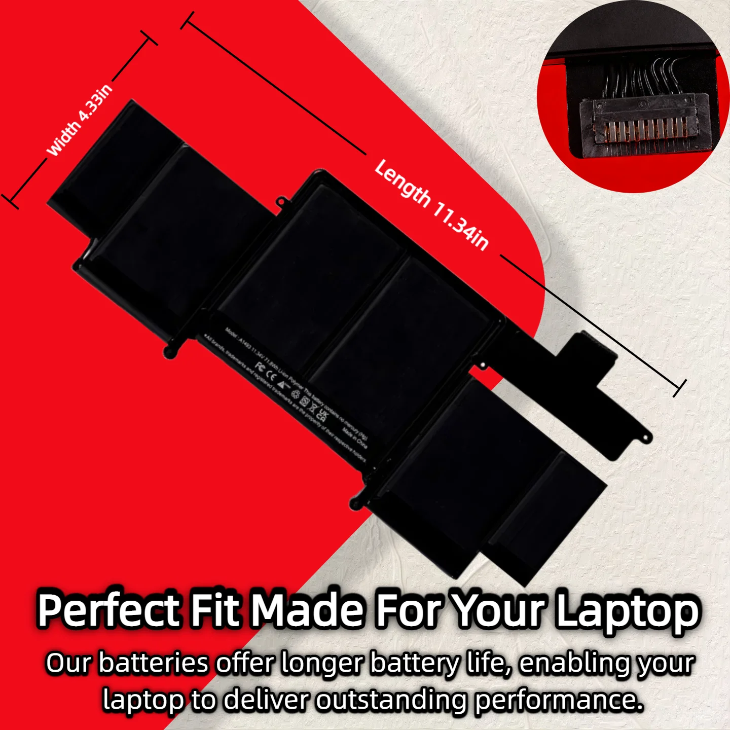 도매 및 소매 ❗ ❗ ❗   애플 맥북 프로 13인치 2013 2014 레티나 A1502 ME864LL/A ME866LL/A ME865LL/A용 A1493 노트북 배터리