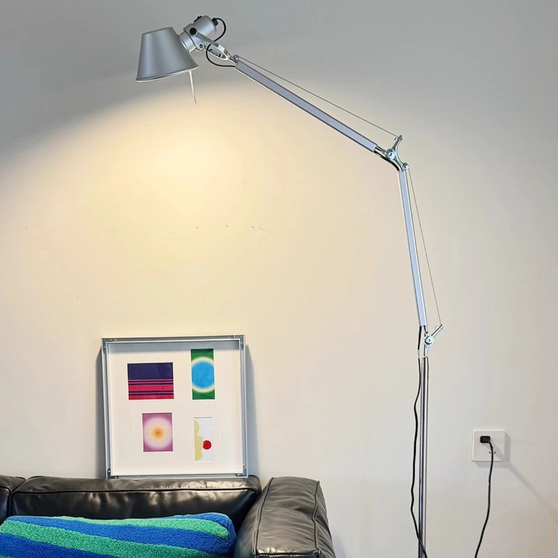 

Aluminium LED Floor Lamp Mechanical Luxury Rotate Floor Lamps Living Room Bedroom Bedside Lighting Light Home Lightings Lamp