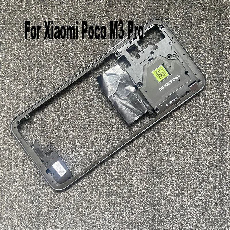 For Xiaomi POCO M3 Pro Middle Frame Housing Middle Housing Holder Cover Bezel Replacement