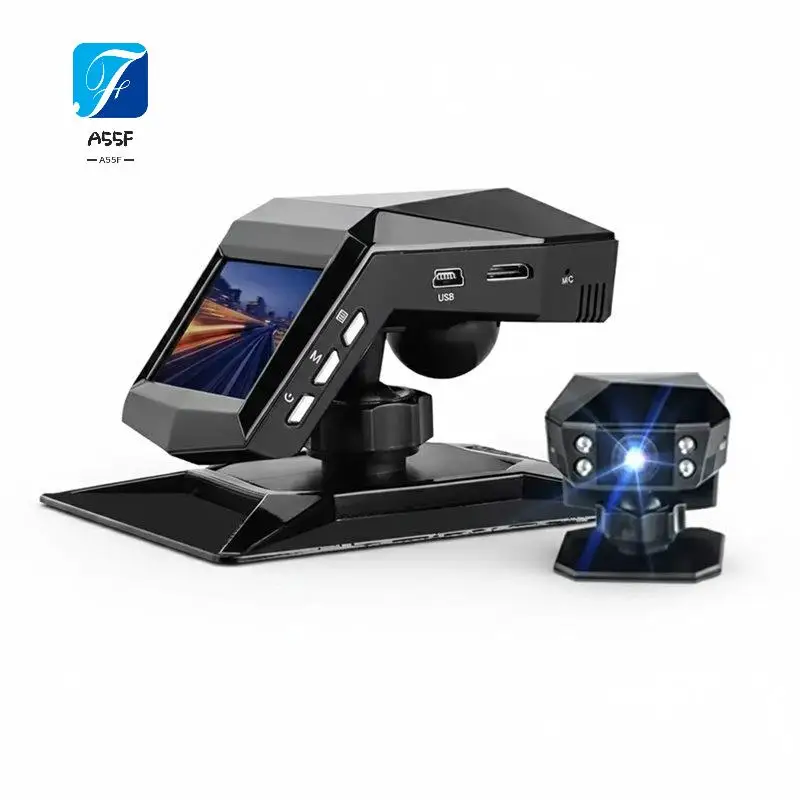 A55F-4K HD Car DVR Dash Cam 1080P Video Recorder 170 Angle Night Vision Car Recorders Cycle Recording Dash With 32GB Card