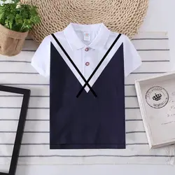 2022 High Quality Kids Polo Shirt Breathable Boys Sports Tops Fashion Short Sleeve Children Polo Shirts for Boy Toddler Clothes