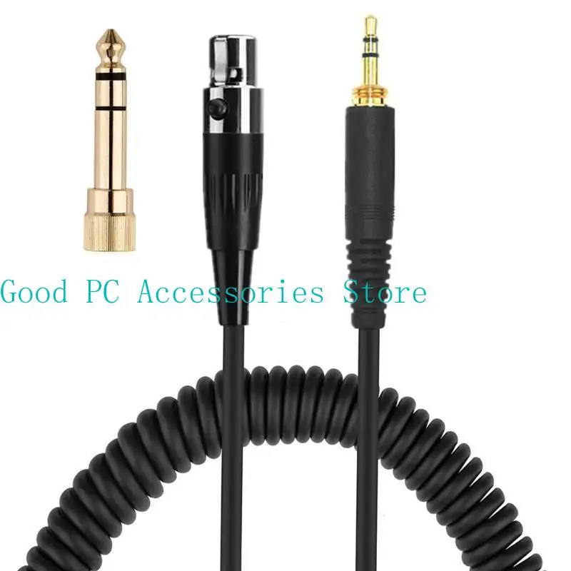 

R53C Headphone Headset Wire 6.35 / 3.5mm Male To Mini XLR for AKG Q701 K271 K181