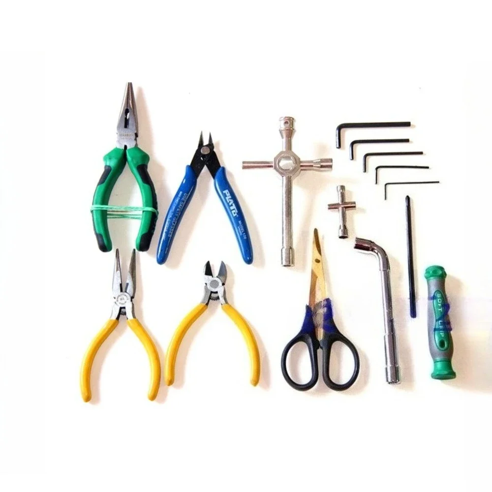 NF Metal Tools Methanol Engine Repair Modification Tools Allen Screwdriver Pliers Diagonal Shears Large Phillips Socket Wrench