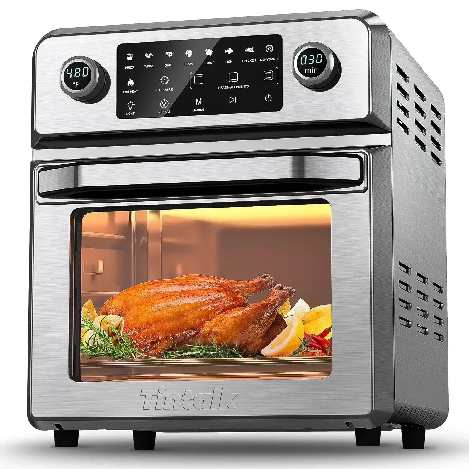 

Air Fryer Toaster Oven 16-Quart, TINTALK 10-in-1 Airfryer Oven Combo - 1700W Large Air fryer Convection Oven, Countertop Combo w