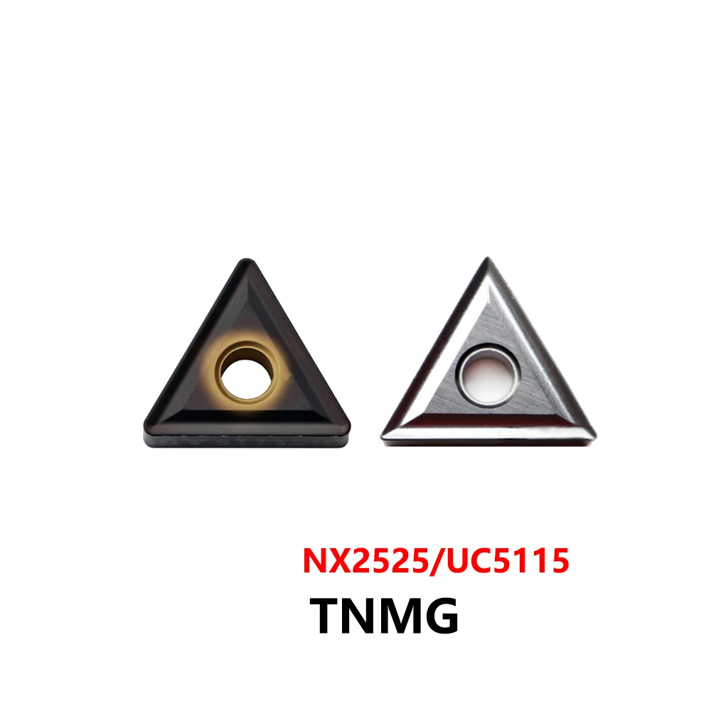 TNMG original 160404   TNMG 160408   TNMG 160416   TNMG 220408   Insertos de carburo NX2525 UC5115 UE6020 TNMG1604 TNMG 160404   Cortador de torno CNC