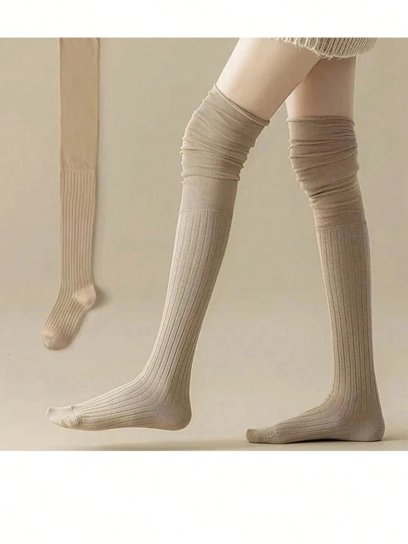 1/4 Pairs مطوي منتصف طول الجوارب النسائية موضة لوليتا فقاعة الجوارب الراحة غير بيلينغ الخريف تنوعا فتاة الفيل الجوارب #4