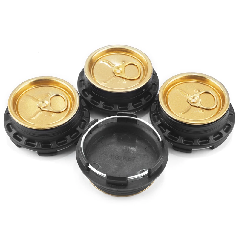 4pcs 67mm/2.64in 62mm/2.44in Car Wheel Center Caps Hubcap Cover for XXR C-307-1/ 655/ LG1309-79  Exterior Part Black/ Chrome