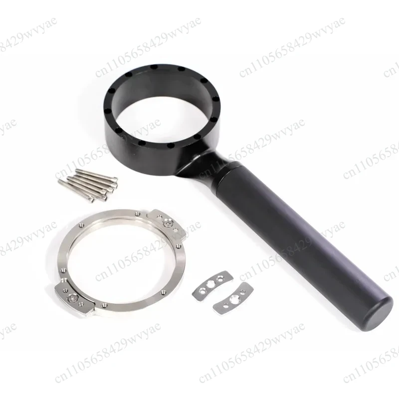 1 Piece Prank V2 Bottomless Coffee Machine Handle Transformable Bull Horn Double Outlet Coin Design