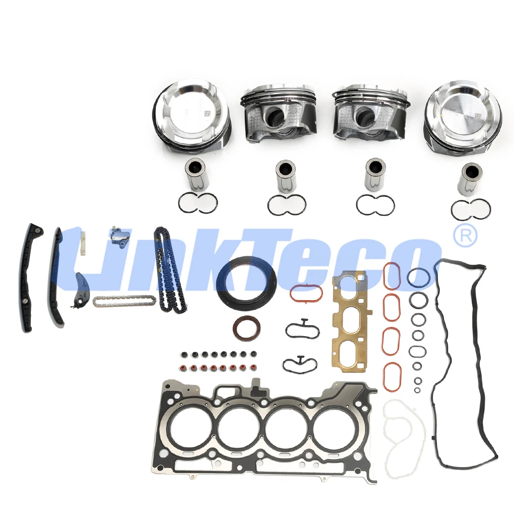Engine Rebuilding Gasket Piston Ring Timing Set Fit 1.3T M282 for Mercedes-Benz  A180 A200 B200 B180 CLA 200 4MATIC W247  W177