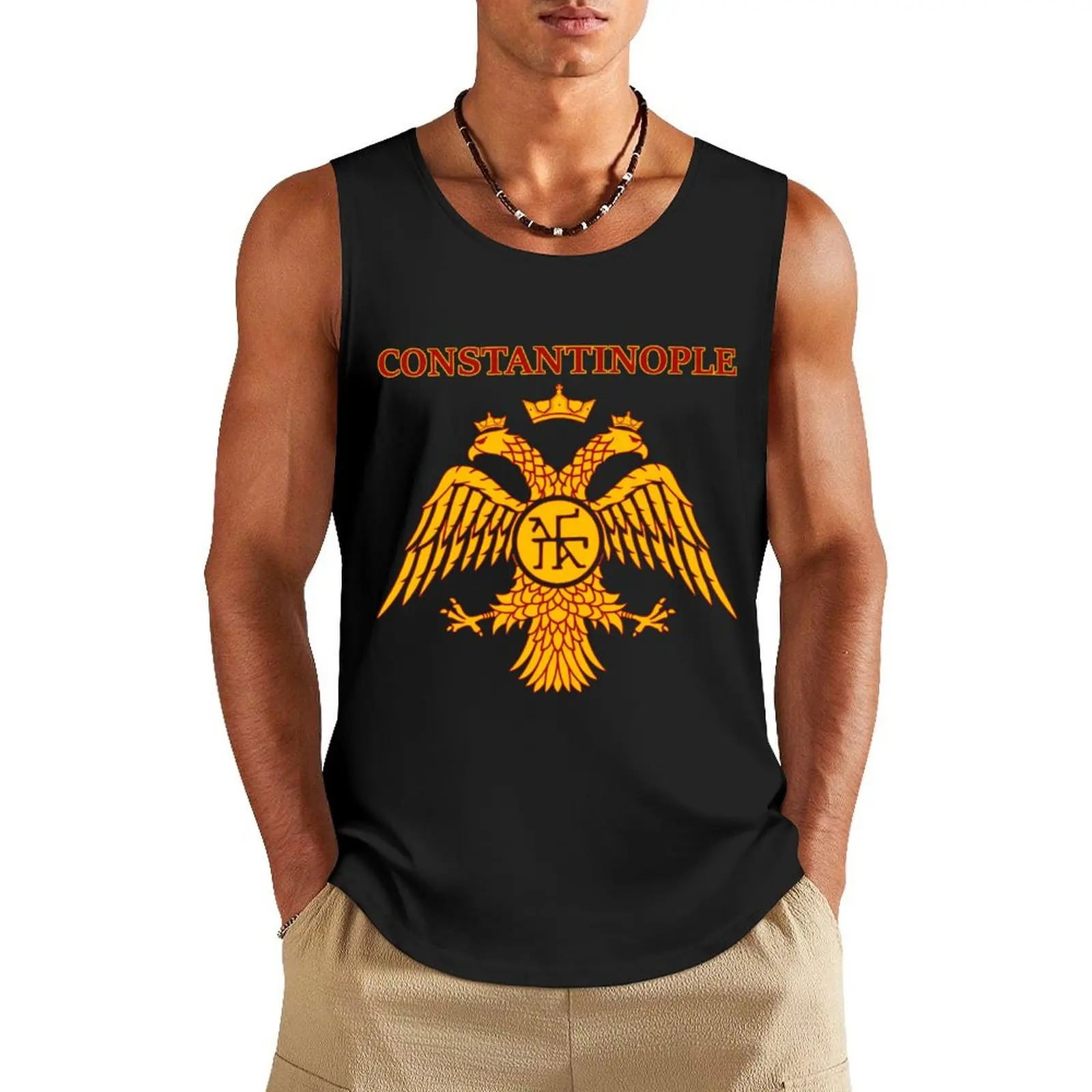 Constantinople Eastern Roman Empire Byzantine Tank Top gym clothes man fitness man sexy?costume