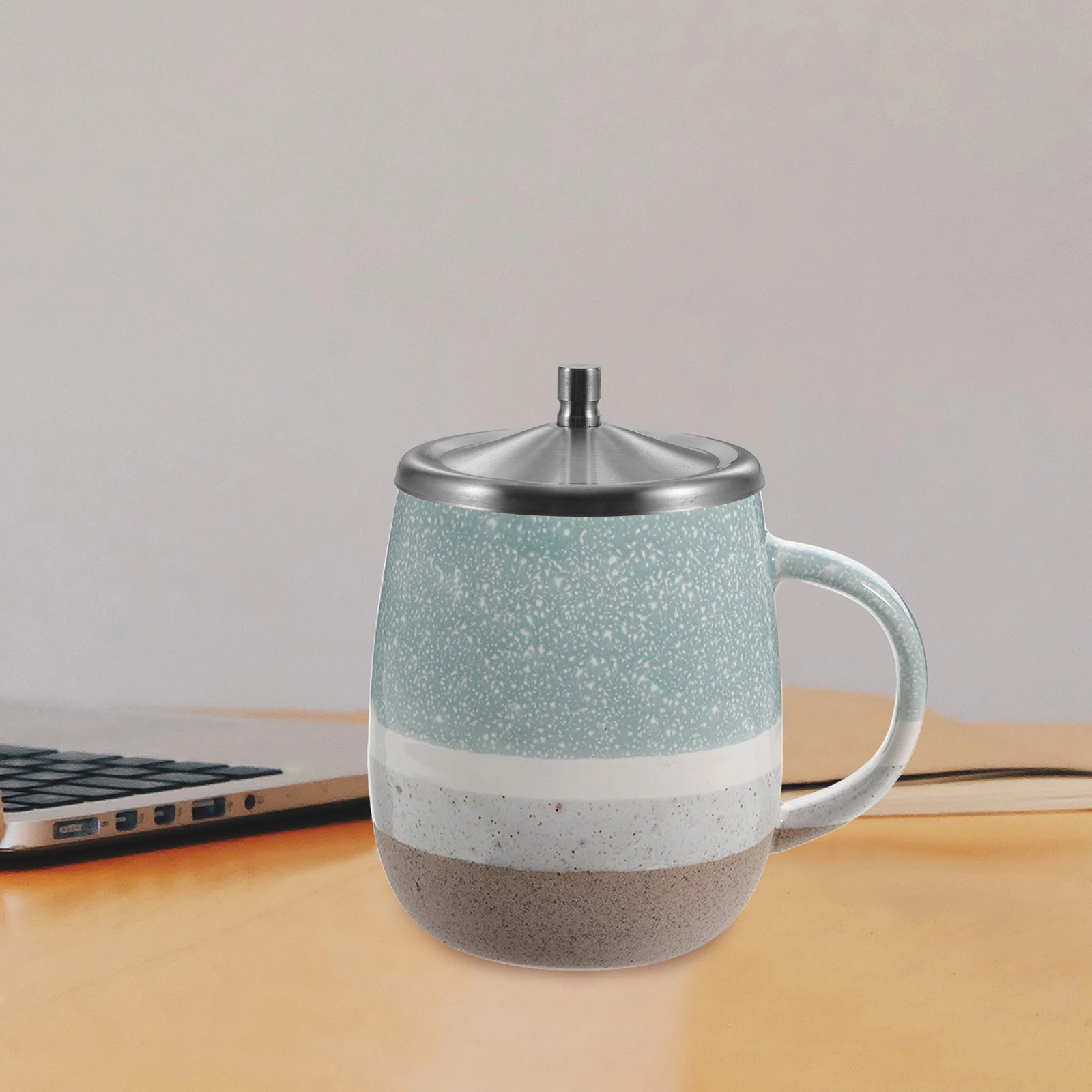 

2pcs Stainless Steel Cup Lid Reusable Leak-Proof For Coffee Tea Water Bottles Office Home Travel Sealing Metal Mug