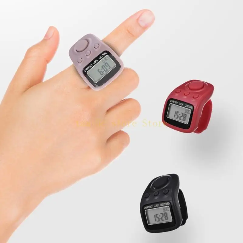 عداد تسجيل الإصبع LED، عداد التسبيح الإلكتروني الرقمي، جهاز النقر المحمول D0UA