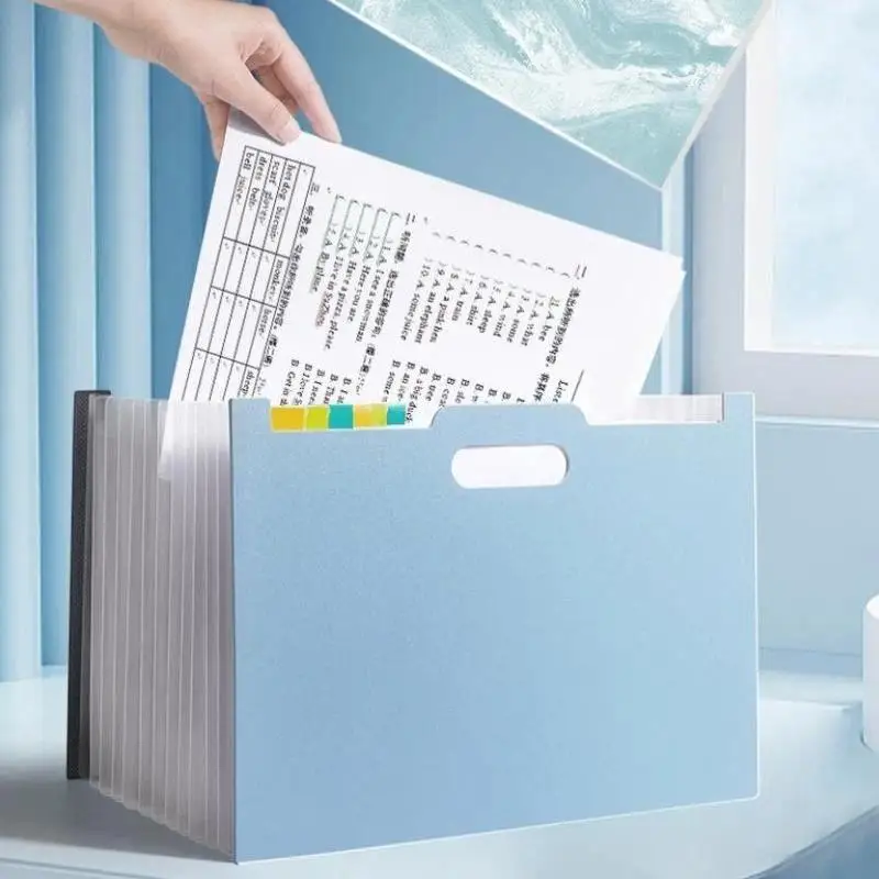 مجلد ملفات قابل للتوسيع بتصميم - مراجعة Expandable Accordion File Folder 13 Pockets وسعره