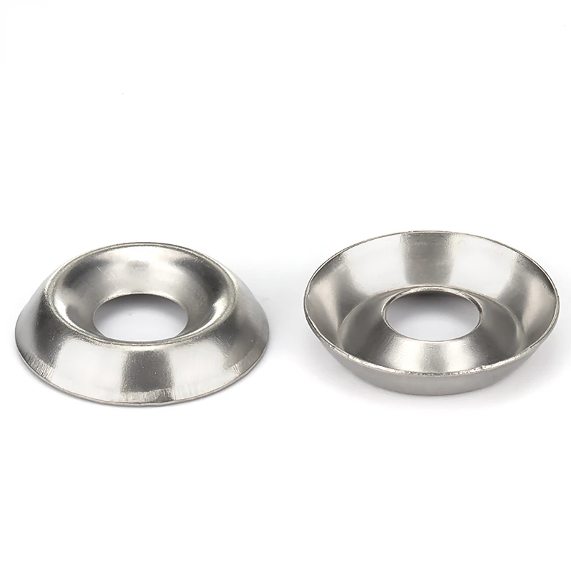 M3 M4 M5 M6  Conical Solid Countersunk Washer 304 Stainless Steel Gasket Concave Convex Tapered Spherical Cone Washer