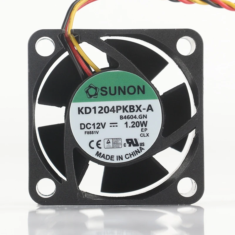 

For case fan SUNON 40*40*20MM KD1204PKBX-A 4020 DC12V 1.20W 4CM 3-wire double ball cooling fan