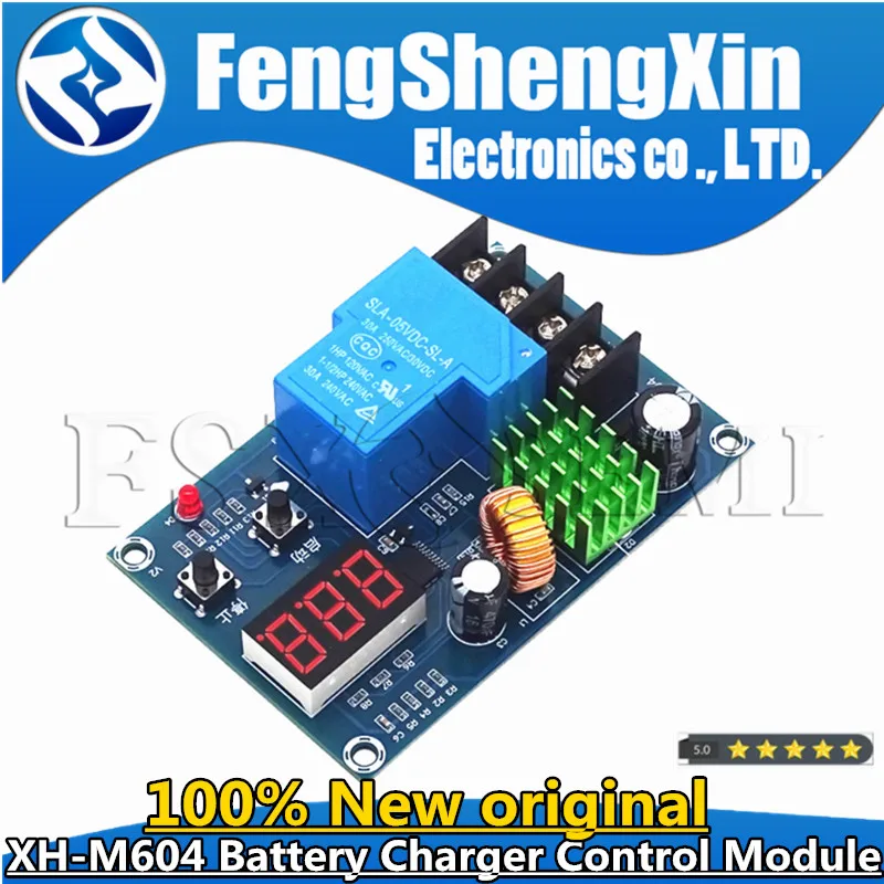 XH-M604 DC 6-60V Battery Charger Control Module Storage Lithium Battery Charging Control Switch Protection Board