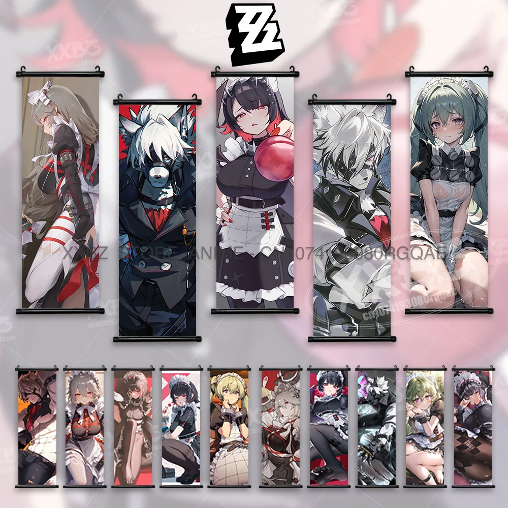 

Zenless Zone Zero Scrolls Picture Wise Wall Art Belle Wallpaper Corin Wickes Hanging Painting Hot Game Hoem Decor Anime Posters