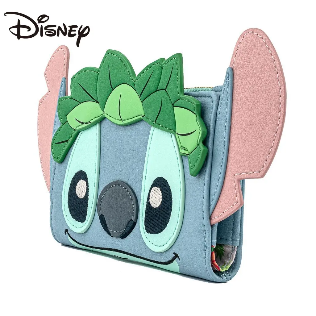 MINISO Disney Loungefly Lilo and Stitch Stitch Stitch Wallet Backpack School Bag Men\'s and Women\'s Casual Bag School Backpack