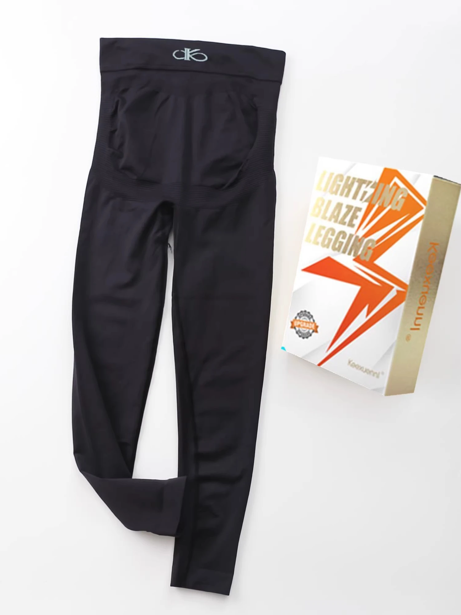 Fitn Lightning Pants S Schlankheits-Trainings-Sportbekleidung Schwarze Hose Keexuennl Damen Baselayer-Hose zur Fettverbrennung