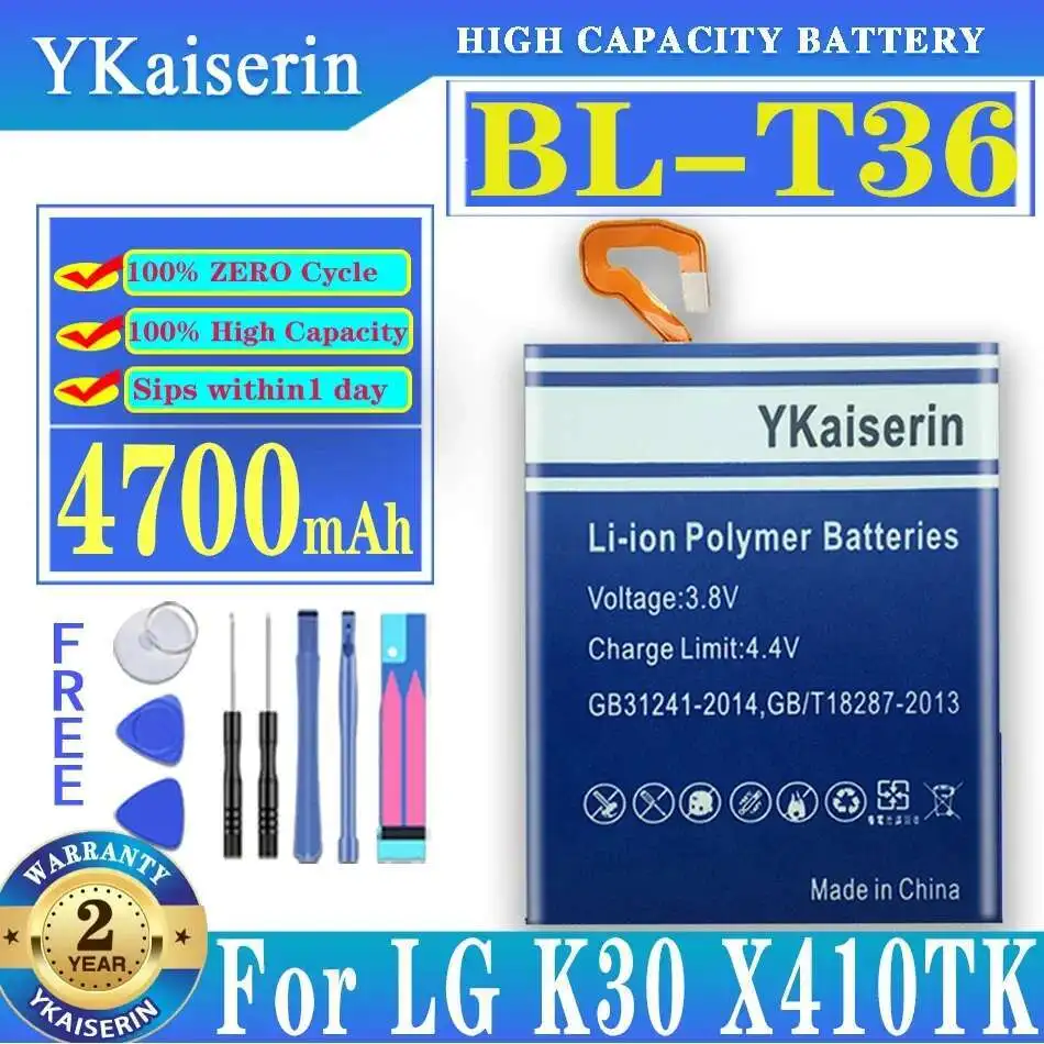 

For LG K30 X410TK BL-T36 4700Mah Reliable Power Supply Mobile Phone Battery