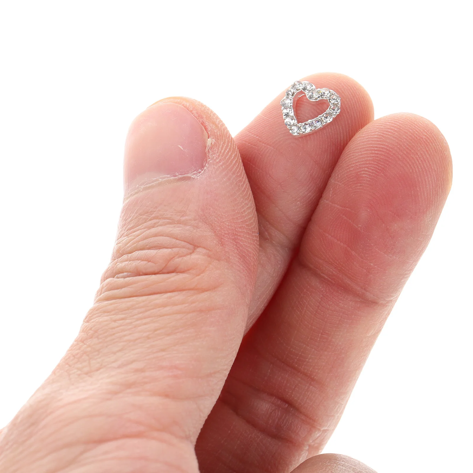 10pcs Star Pendant Ornaments Nail Art Supplies Women Nails Zinc Alloy Rhinestones Decors Small Pearls Hollow Details for nail