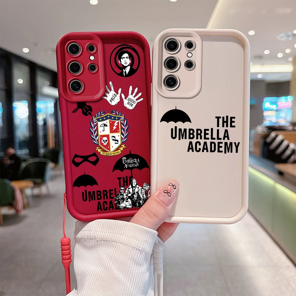 THE Umbrella Academy Phone Case For Samsung A03 A04 A05S A10S A11 A12 A20S A21S A13 A14 A54 A34 A53 A33 Cover With Hand Strap