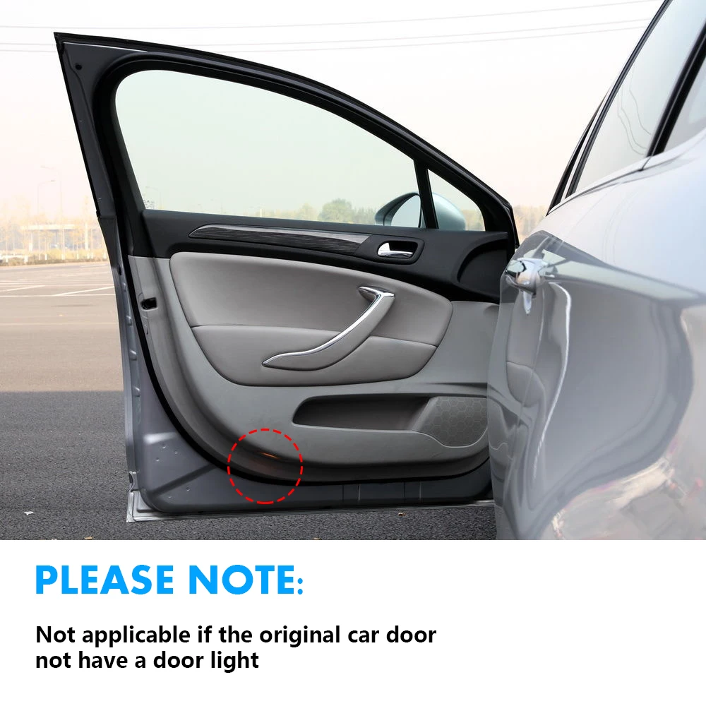 LED Car Door Welcome Lamp Projector Ghost Shadow Light For Citroen C2 C3 A51 II C4  C5 X7 C6 C7 C8 DS3 DISPATCH SAXO Accessories - view 5