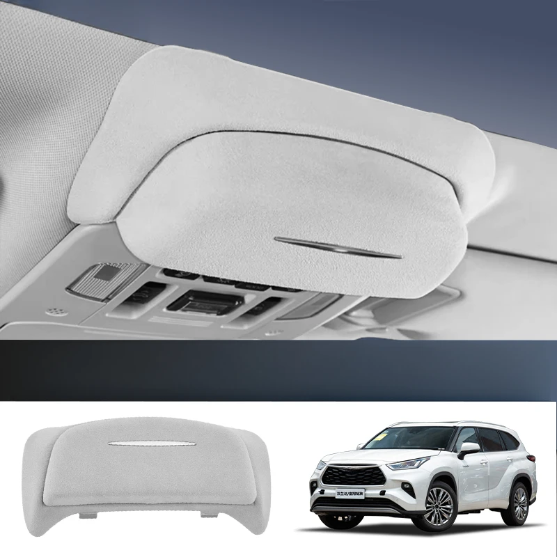 

Car Glasses Case Car Modification Accessories For Toyota Highlander Crown Kluger Roof Sunglasses Storage Clip Car Accessories