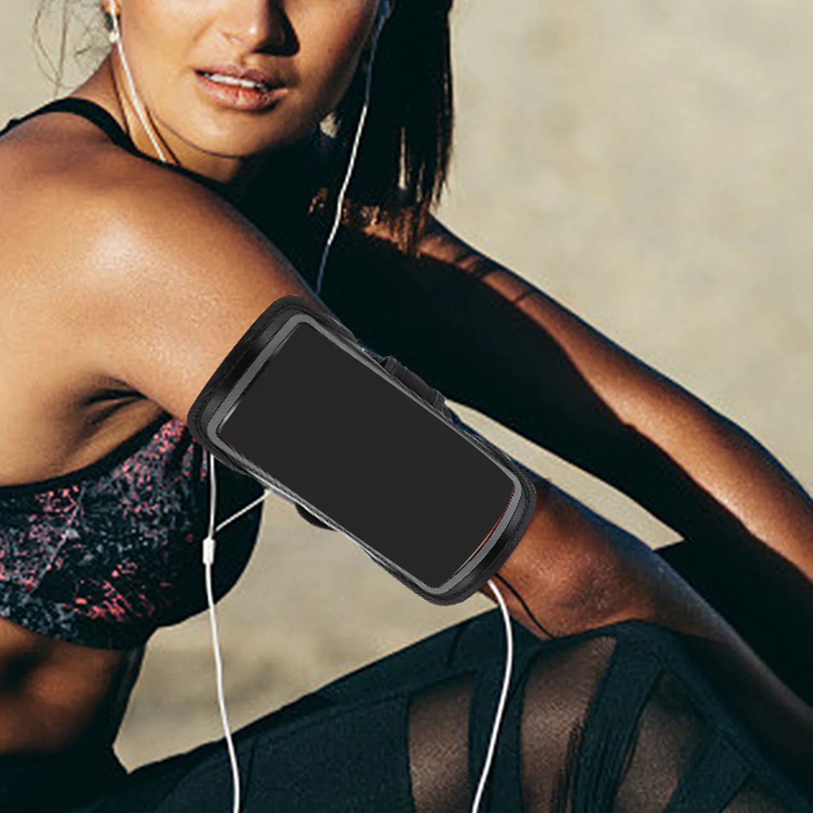 1 قطعة مقاوم للماء الرياضة الهاتف الذراع حقيبة شاشة اللمس معصمه حقيبة صغيرة تشغيل الدراجات الركض كيس التخزين كيس التخزين