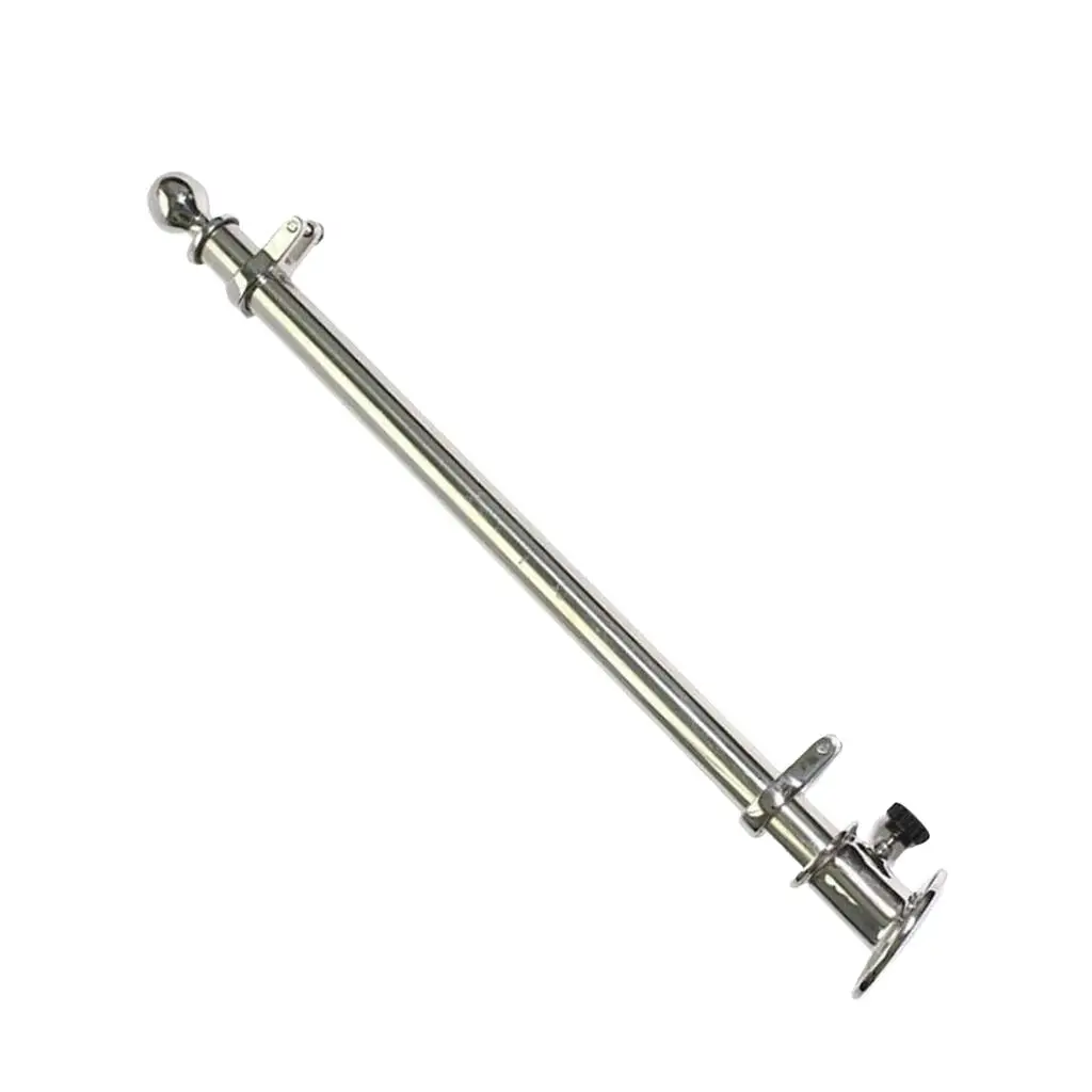 1 Piece 30 '' 760mm Stainless Steel Flagpole Boat Sport Flagpole Fastening