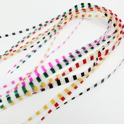 25Pcs*Luminous Silicone jig skirts fishing lure Silicone Skirt Trailers Salty Rubber Skirts DIY Jigs Snapper Fishing Lure