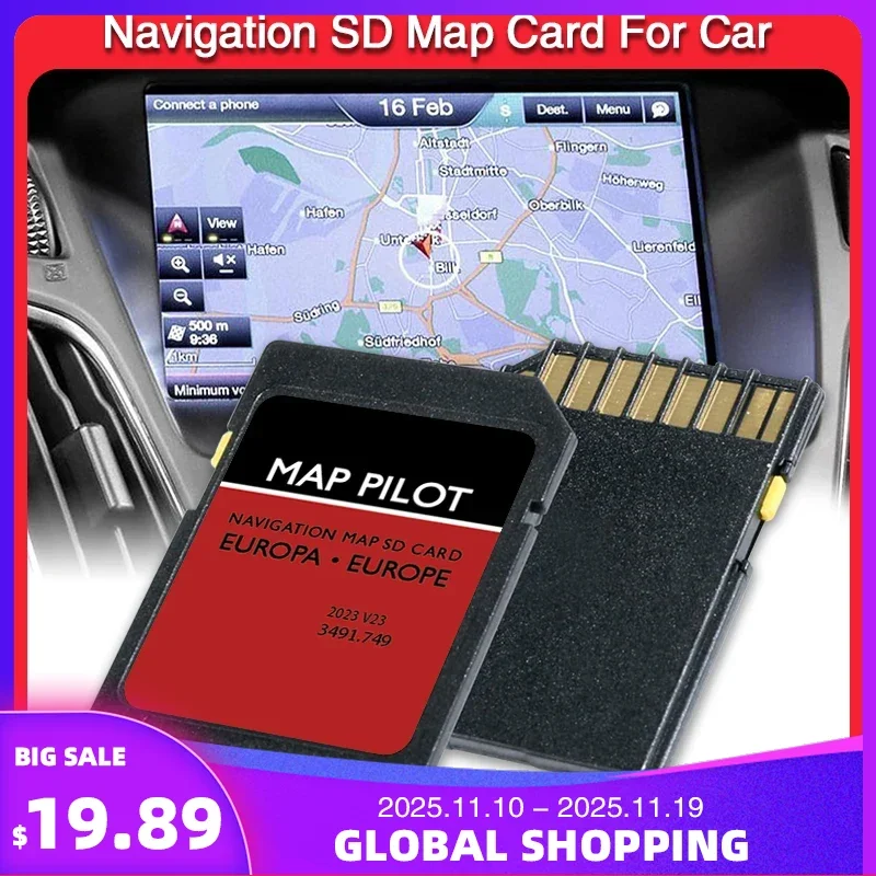 

Becker MAP PILOT Sat Nav 8GB SD Card Update Europe map 2023 Navigation for Mercedes A/B/C/E/CLA/CLS/GLA/GLK Car GPS