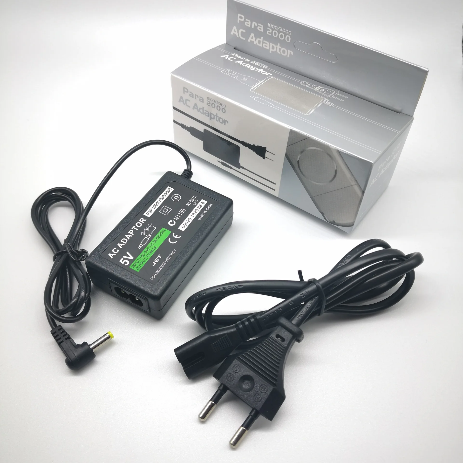 EU US Plug AC Adapter Wall Charger For PSP Charger Power Supply Cord Compatible