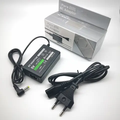 EU US Stecker AC Adapter Wand Ladegerät für PSP Ladegerät Netzteil Kabel kompatibel mit Play Station PSP 1000 2000 3000 Serie