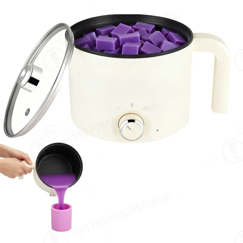 1.8L 220V Electronic Wax Melter Adjustable Temp Candle Soap Making Machine for Home DIY Craft Production