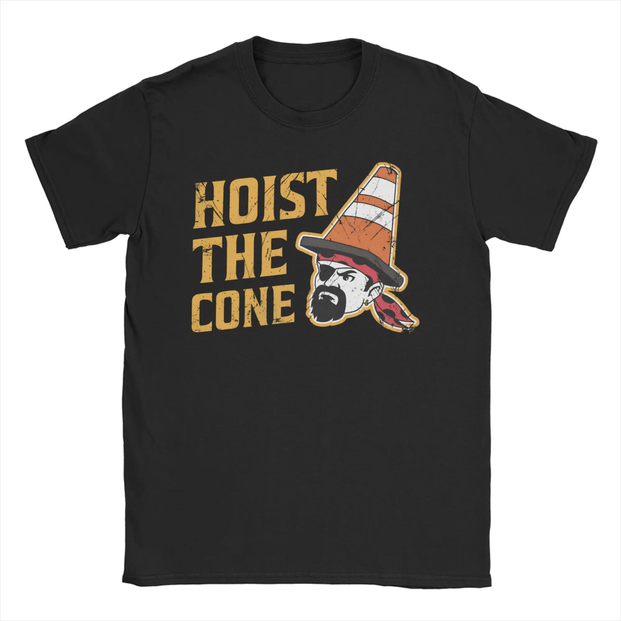Men Women's Hoist The Cone T Shirt  Cotton Clothes Crazy Short Sleeve Round Collar Tees Plus Size T-Shirt