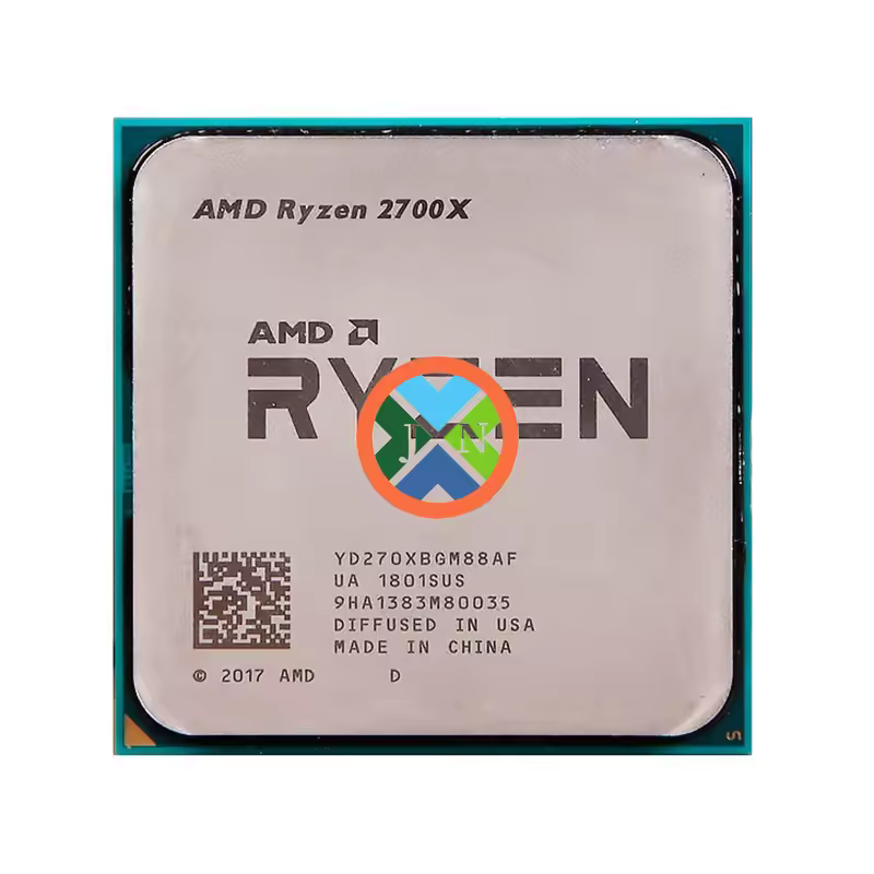 Processador AMD Ryzen 7 2700X R7 2700X 3,7 GHz Oito núcleos dezesseis fios 16M 105W CPU YD270XBGM88AF Soquete AM4