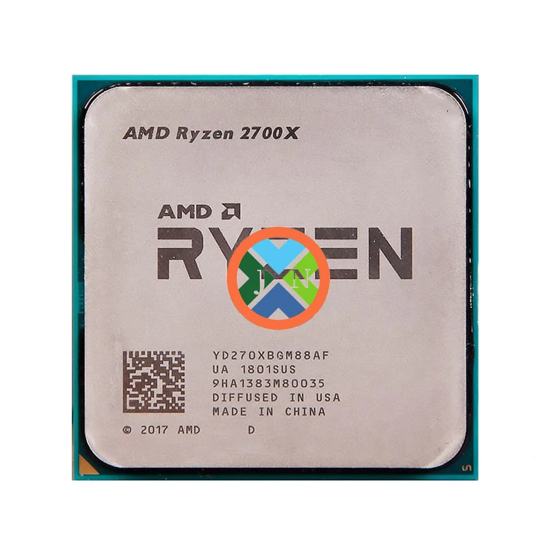 AMD Ryzen 7 2700X R7 2700X 3.7 GHz Eight-Core Sixteen-Thread 16M 105W CPU Processor YD270XBGM88AF Socket AM4