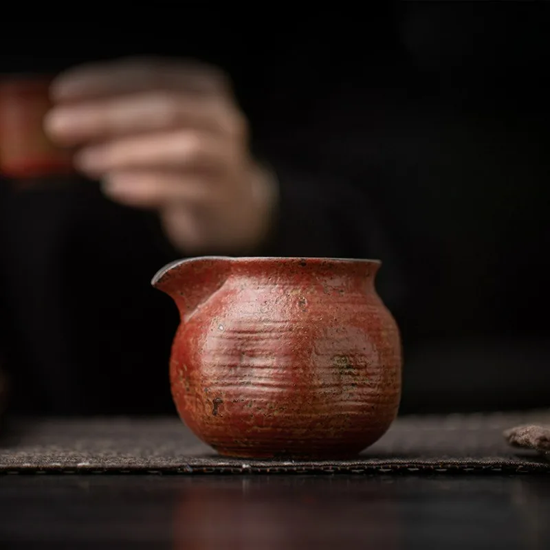 

Chinese Retro Kiln Change Fairness Cup Ceramic Tea Pitcher Design Heat Resistant Pouring Vessel Tea Ceremony Accessory