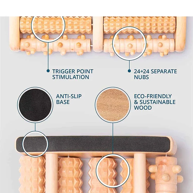 1pcs Foot Roller Massager Heel Spur Arch Support Circulation Boost Foot Care Rollers for Relaxation Parches para dolor de pie