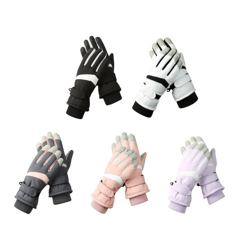 Coldproof Women Gloves Windproof Fleece Insulation Gloves for Outdoor Activity Drop shipping